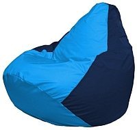 Кресло мешок Flagman груша мини г0 1 272 голубой темно синий купить по лучшей цене