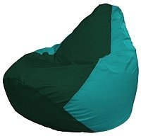 Кресло мешок Flagman бескаркасное кресло груша макси г2 1 66 темно зеленый бирюзовый купить по лучшей цене