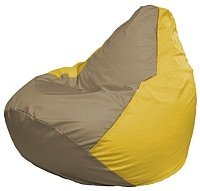 Кресло мешок Flagman бескаркасное кресло груша макси г2 1 95 темно бежевый желтый купить по лучшей цене