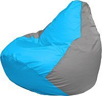 Кресло мешок Flagman бескаркасная мебель груша мини г0 1 274 голубой серый купить по лучшей цене