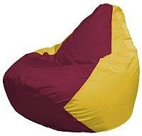 Кресло мешок Flagman бескаркасное кресло груша мини г0 1 309 бордовый желтый купить по лучшей цене