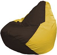 Кресло мешок Flagman бескаркасное кресло груша мини г0 1 320 коричневый желтый купить по лучшей цене