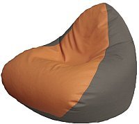 Кресло мешок Flagman бескаркасное кресло relax p2 3 35 оранжевый серый купить по лучшей цене