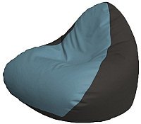 Кресло мешок Flagman бескаркасное кресло relax p2 3 70 голубой черный купить по лучшей цене