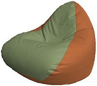 Кресло мешок Flagman бескаркасное кресло relax p2 3 84 оливковый оранжевый купить по лучшей цене