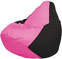 Кресло мешок Flagman бескаркасное кресло груша макси г2 1 188 розовый черный купить по лучшей цене