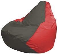 Кресло мешок Flagman бескаркасное кресло груша мини г0 1 362 темно серый красный купить по лучшей цене