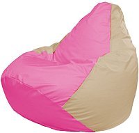 Кресло мешок Flagman бескаркасное кресло груша макси г2 1 196 розовый светло бежевый купить по лучшей цене