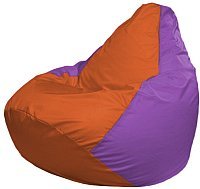 Кресло мешок Flagman бескаркасное кресло груша макси г2 1 206 оранжевый сиреневый купить по лучшей цене