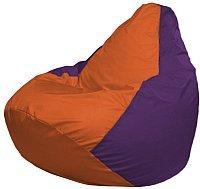 Кресло мешок Flagman бескаркасное кресло груша макси г2 1 208 оранжевый фиолетовый купить по лучшей цене