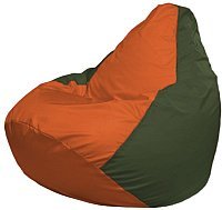 Кресло мешок Flagman бескаркасное кресло груша макси г2 1 211 оранжевый темно оливковый купить по лучшей цене