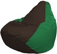 Кресло мешок Flagman бескаркасное кресло груша макси г2 1 321 коричневый зеленый купить по лучшей цене
