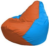 Кресло мешок Flagman бескаркасное кресло груша макси г2 1 221 оранжевый голубой купить по лучшей цене