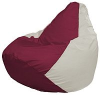 Кресло мешок Flagman бескаркасное кресло груша макси г2 1 312 бордовый белый купить по лучшей цене