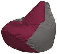 Кресло мешок Flagman бескаркасное кресло груша макси г2 1 303 бордовый серый купить по лучшей цене