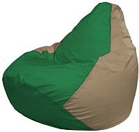 Кресло мешок Flagman бескаркасное кресло груша макси г2 1 237 зеленый темно бежевый купить по лучшей цене