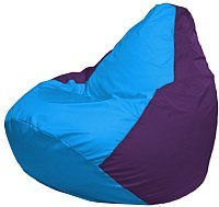 Кресло мешок Flagman бескаркасное кресло груша макси г2 1 269 голубой фиолетовый купить по лучшей цене