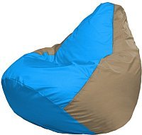 Кресло мешок Flagman бескаркасное кресло груша макси г2 1 271 голубой темно бежевый купить по лучшей цене
