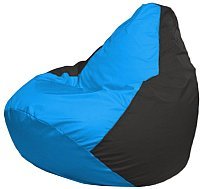 Кресло мешок Flagman бескаркасное кресло груша макси г2 1 267 голубой черный купить по лучшей цене