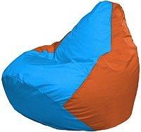 Кресло мешок Flagman бескаркасное кресло груша макси г2 1 278 голубой оранжевый купить по лучшей цене
