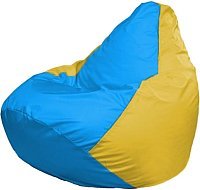 Кресло мешок Flagman бескаркасное кресло груша макси г2 1 280 голубой желтый купить по лучшей цене