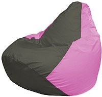 Кресло мешок Flagman бескаркасное кресло груша макси г2 1 364 темно серый розовый купить по лучшей цене