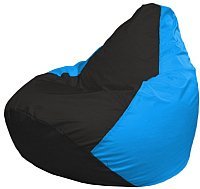 Кресло мешок Flagman бескаркасное кресло груша макси г2 1 395 черный голубой купить по лучшей цене