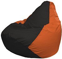 Кресло мешок Flagman бескаркасное кресло груша макси г2 1 400 черный оранжевый купить по лучшей цене