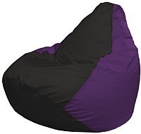 Кресло мешок Flagman бескаркасное кресло груша макси г2 1 406 черный фиолетовый купить по лучшей цене