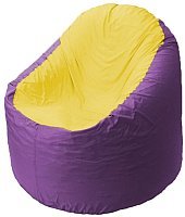 Кресло мешок Flagman бескаркасное кресло bravo b1 1 37 фиолетовый желтый купить по лучшей цене
