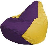 Кресло мешок Flagman бескаркасное кресло груша мега г3 1 35 фиолетовый желтый купить по лучшей цене