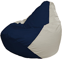 Кресло мешок Flagman бескаркасное кресло груша мега г3 1 51 темно синий белый купить по лучшей цене