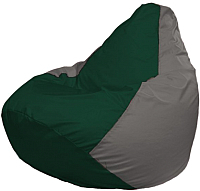Кресло мешок Flagman бескаркасное кресло груша мега г3 1 61 темно зеленый серый купить по лучшей цене