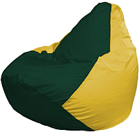 Кресло мешок Flagman бескаркасное кресло груша мега г3 1 65 темно зеленый желтый купить по лучшей цене