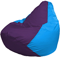 Кресло мешок Flagman бескаркасное кресло груша мега г3 1 74 фиолетовый голубой купить по лучшей цене