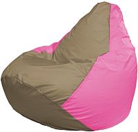 Кресло мешок Flagman бескаркасное кресло груша мега г3 1 89 темно бежевы розовый купить по лучшей цене