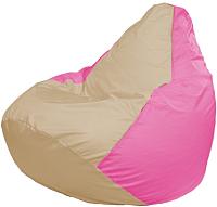 Кресло мешок Flagman бескаркасное кресло груша мега г3 1 142 светло бежевый розовый купить по лучшей цене