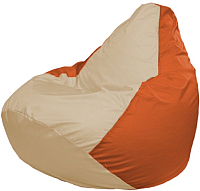 Кресло мешок Flagman бескаркасное кресло груша мега г3 1 143 светло бежевый оранжевый купить по лучшей цене
