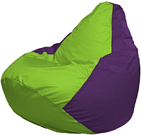 Кресло мешок Flagman бескаркасное кресло груша мега г3 1 155 салатовый фиолетовый купить по лучшей цене