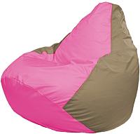 Кресло мешок Flagman бескаркасное кресло груша мега г3 1 193 розовый темно бежевый купить по лучшей цене