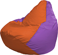 Кресло мешок Flagman бескаркасное кресло груша мега г3 1 206 оранжевый сиреневый купить по лучшей цене