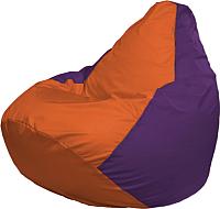 Кресло мешок Flagman бескаркасное кресло груша мега г3 1 208 оранжевый фиолетовый купить по лучшей цене