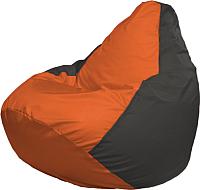 Кресло мешок Flagman бескаркасное кресло груша мега г3 1 210 оранжевый темно серый купить по лучшей цене