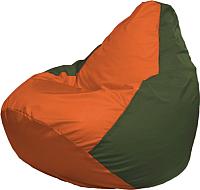 Кресло мешок Flagman бескаркасное кресло груша мега г3 1 211 оранжевый темно оливковый купить по лучшей цене