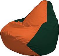 Кресло мешок Flagman бескаркасное кресло груша мега г3 1 212 оранжевый темно зеленый купить по лучшей цене