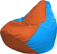 Кресло мешок Flagman бескаркасное кресло груша мега г3 1 220 оранжевый голубой купить по лучшей цене