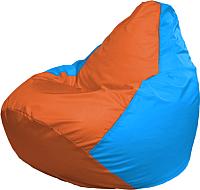 Кресло мешок Flagman бескаркасное кресло груша мега г3 1 221 оранжевый голубой купить по лучшей цене