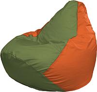Кресло мешок Flagman бескаркасное кресло груша мега г3 1 227 оливковый оранжевый купить по лучшей цене