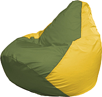 Кресло мешок Flagman бескаркасное кресло груша мега г3 1 228 оливковый желтый купить по лучшей цене