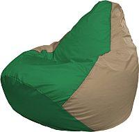 Кресло мешок Flagman бескаркасное кресло груша мега г3 1 237 зеленый темно бежевый купить по лучшей цене